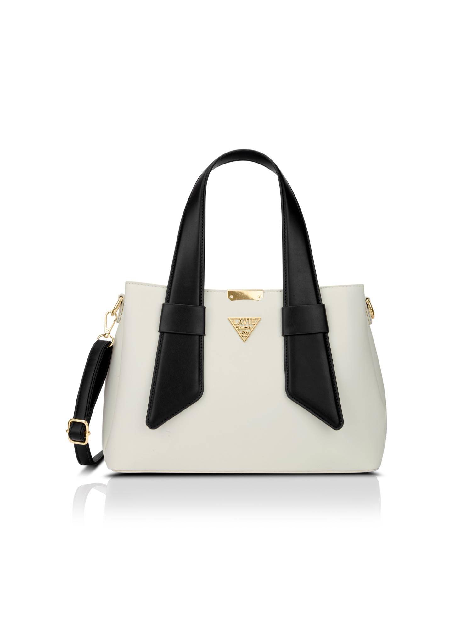Lavie Signature Women's Nashville Satchel Handbag (Black) (M)