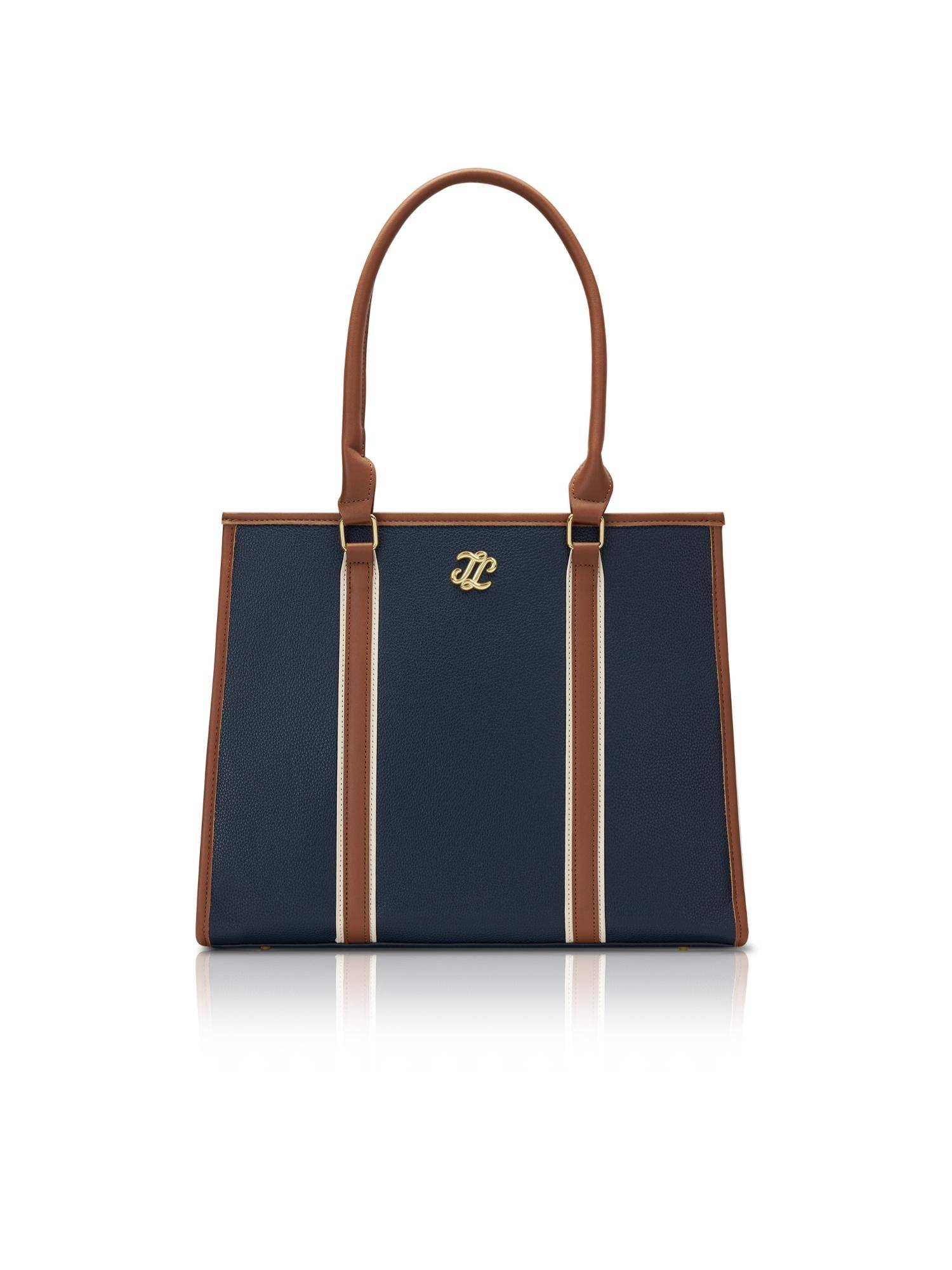 Lavie Signature Women Navy Blue Winslet Shoulder Bag (Xl)