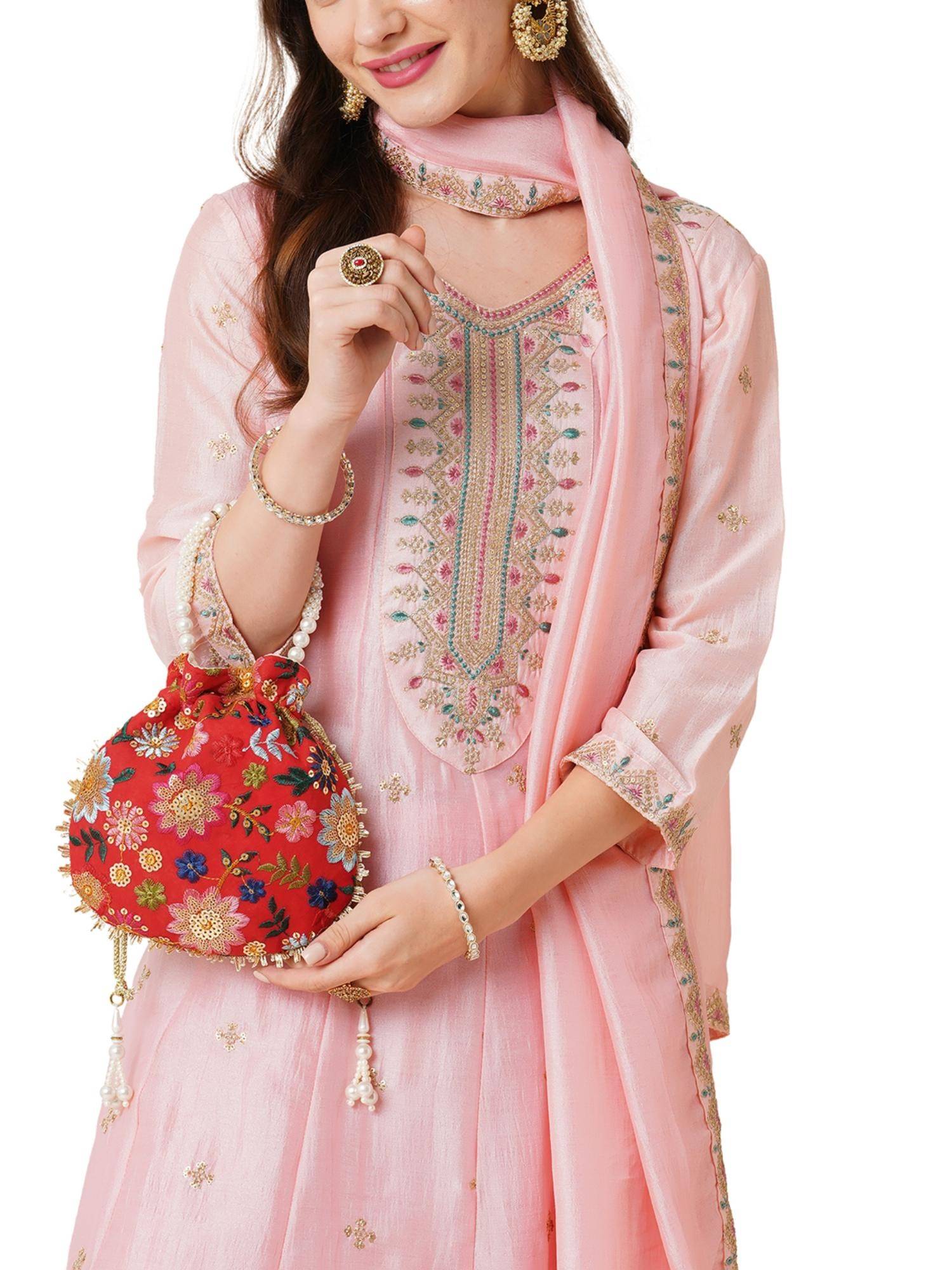 Lavie Women's Jiya Potli (Red) (S)