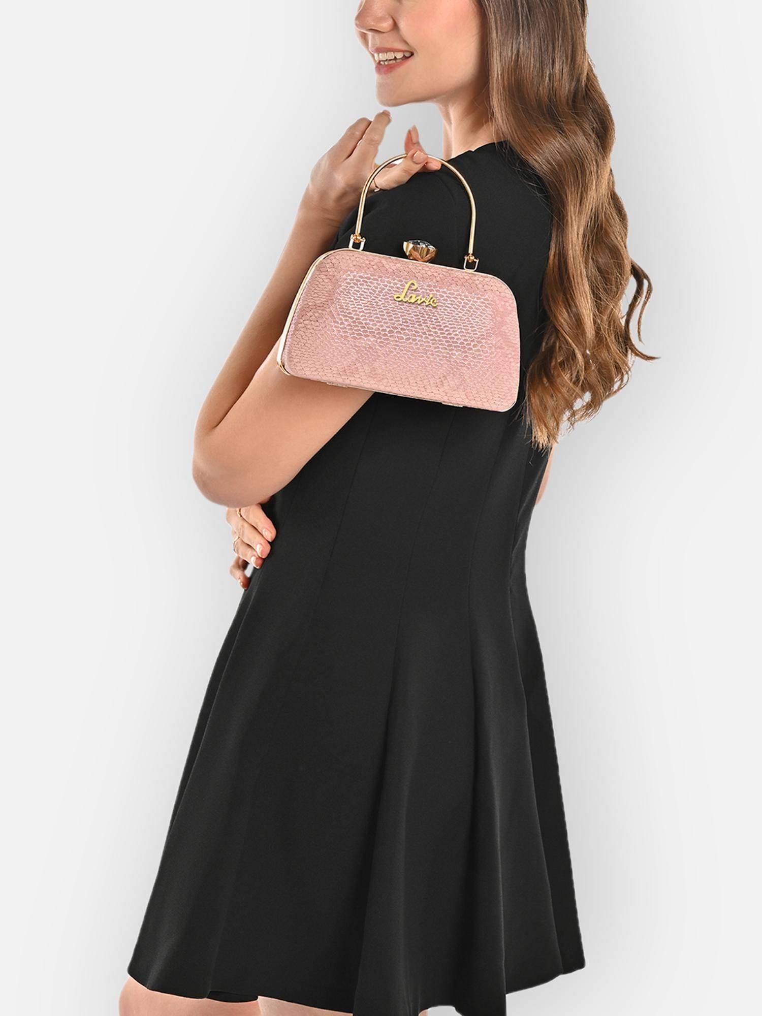 Lavie Women's Twink Framed Clutch (Pink) (S)