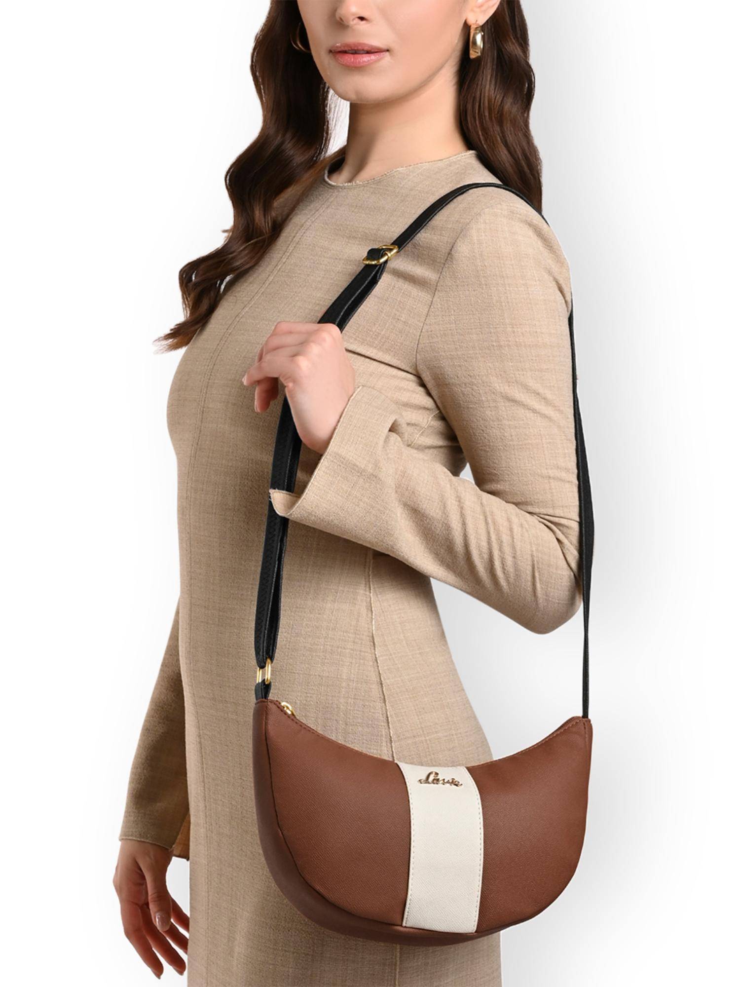 Lavie Women's Bonnie Colorblock Sling Bag (Tan) (L)