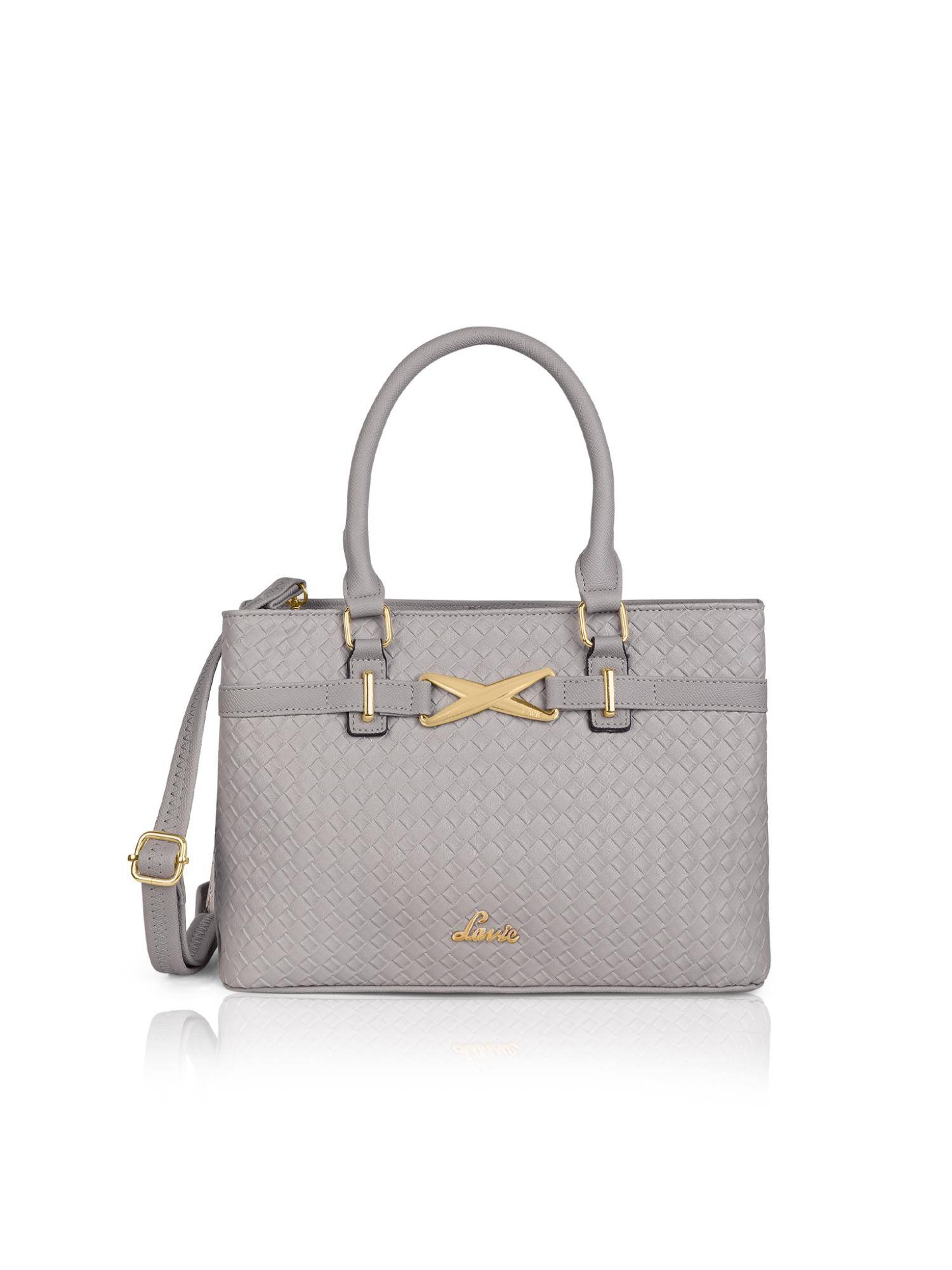 Lavie Women's Franca Infinity Satchel Handbag (Grey)