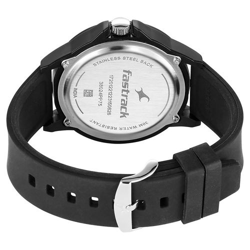 Fastrack Watch From Back Buy Fastrack Men Black Round Dial