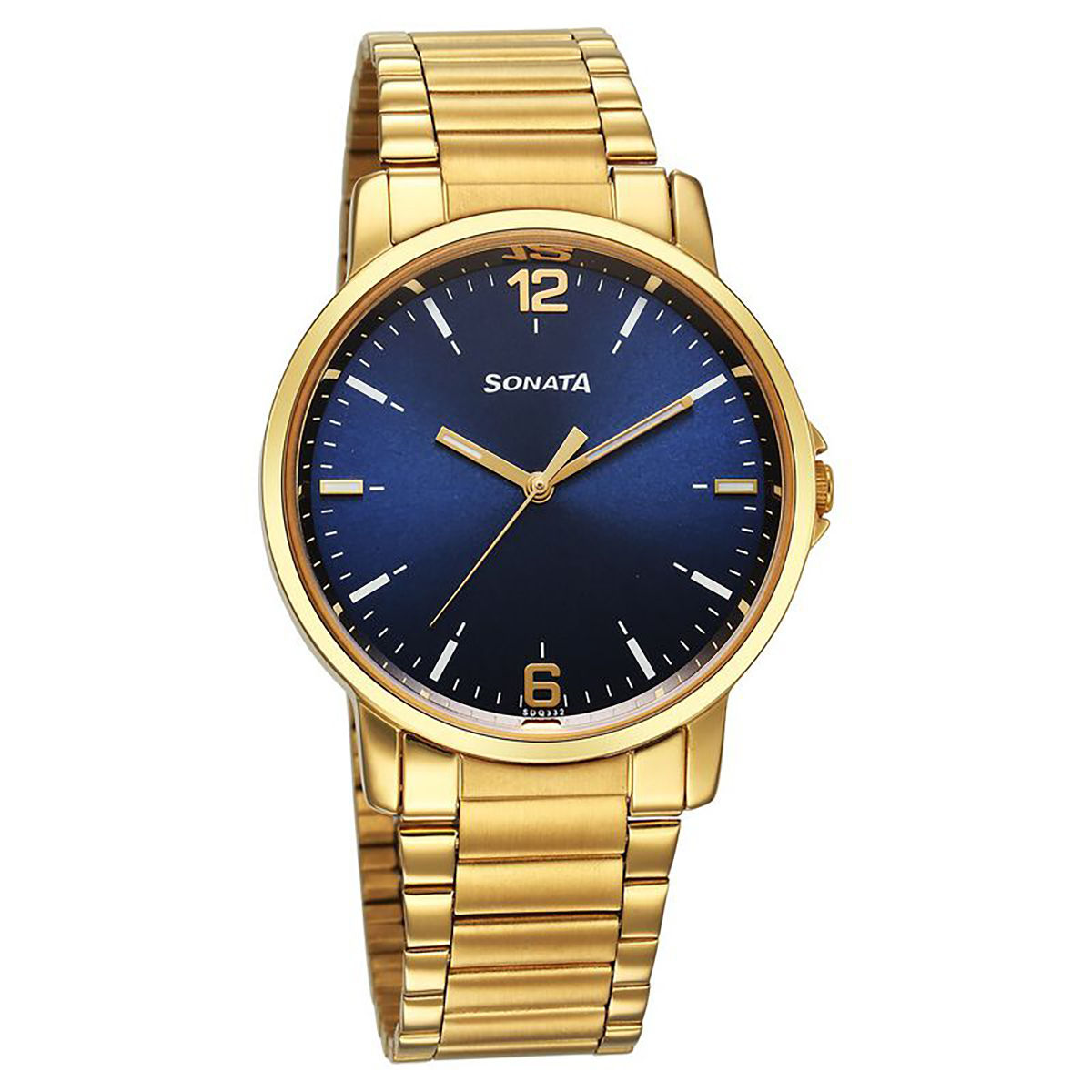 Buy Sonata Men Blue Round Dial Analog Watch 77083YM08 Online