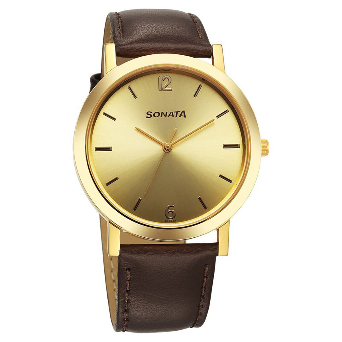 Sonata Men Gold preven Dial Analog