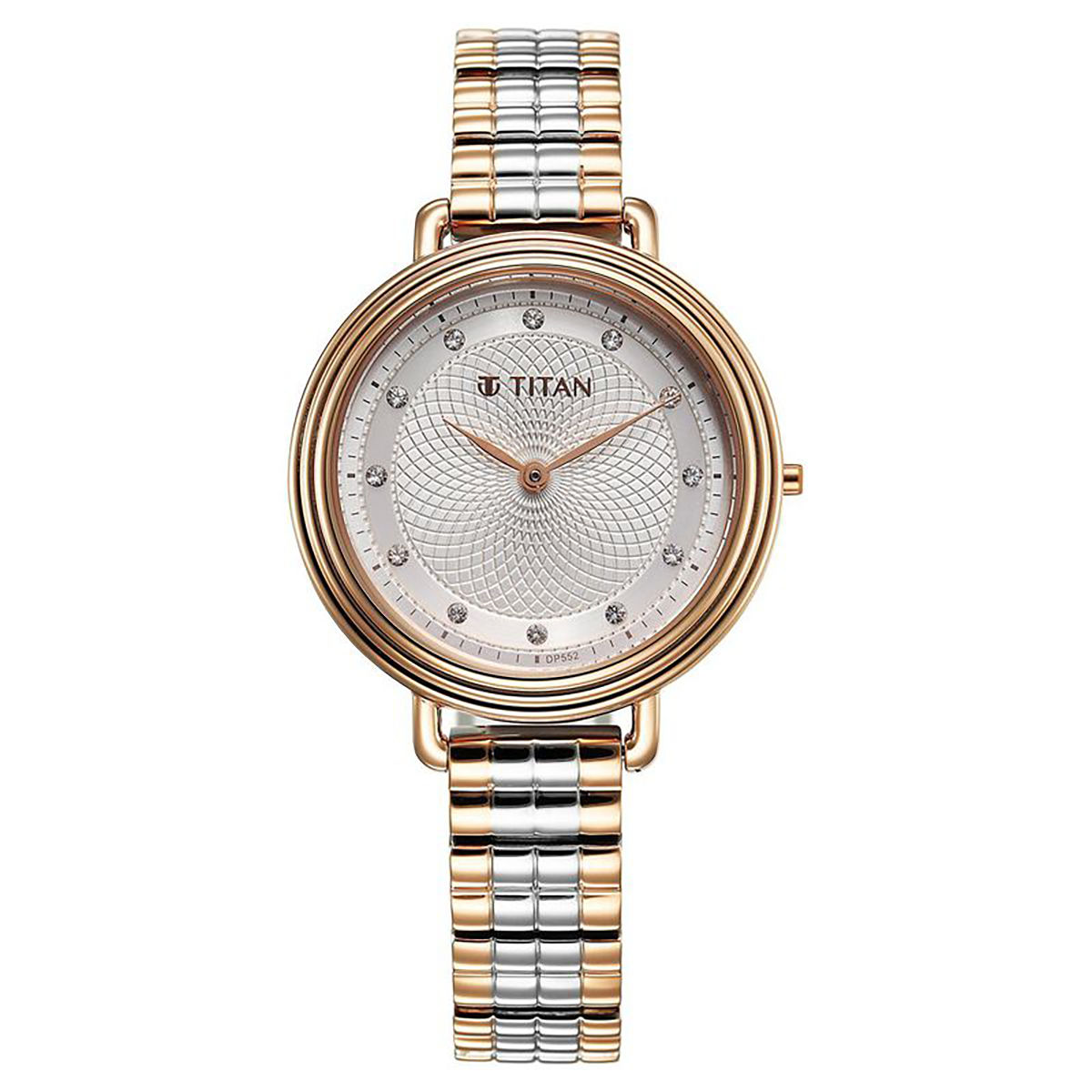 Titan round dial watches for ladies outlet