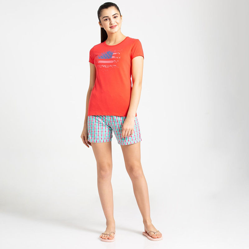 Jockey knee length shorts top