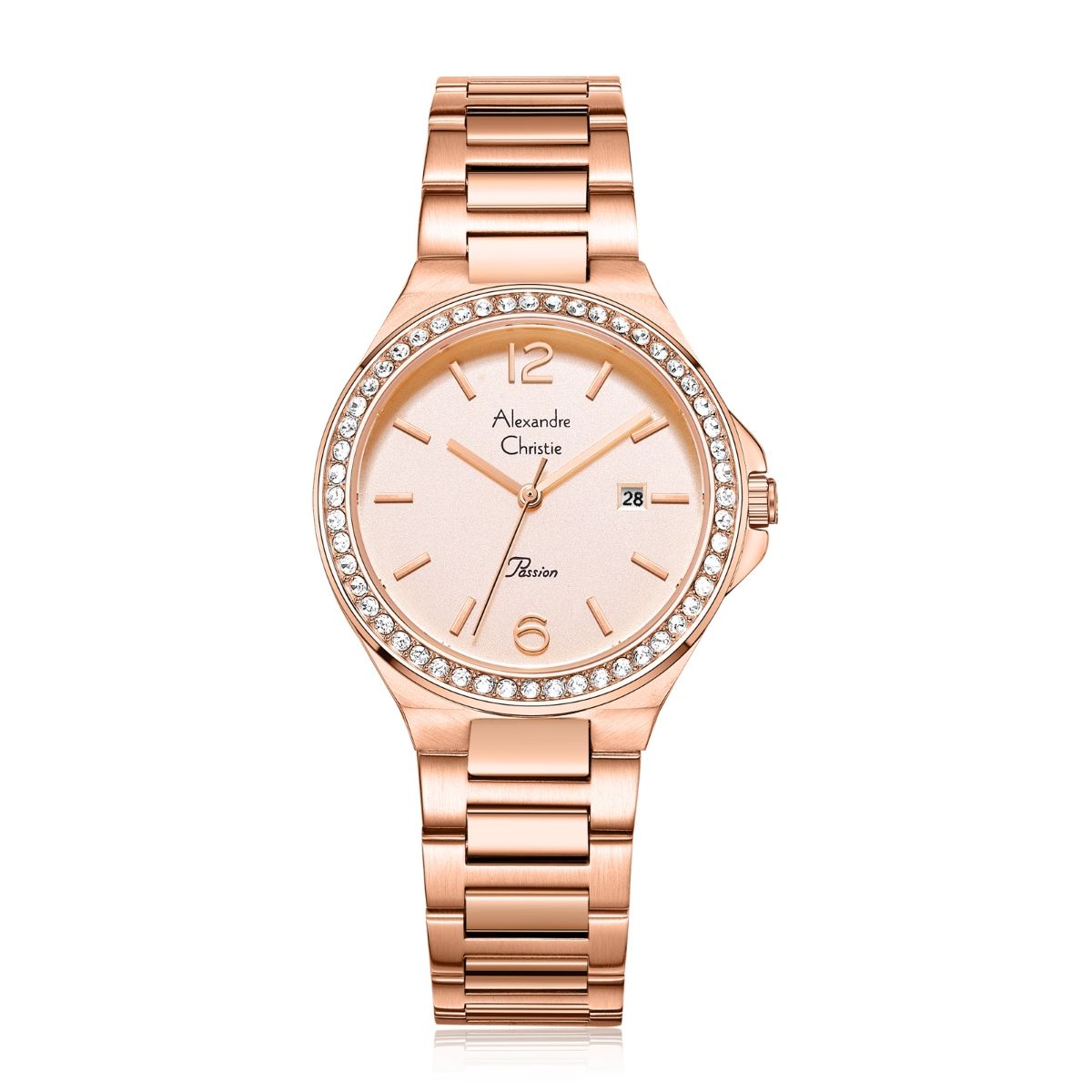 Buy Alexandre Christie AC 2981 LDB Ladies Passion Watch Gold Online