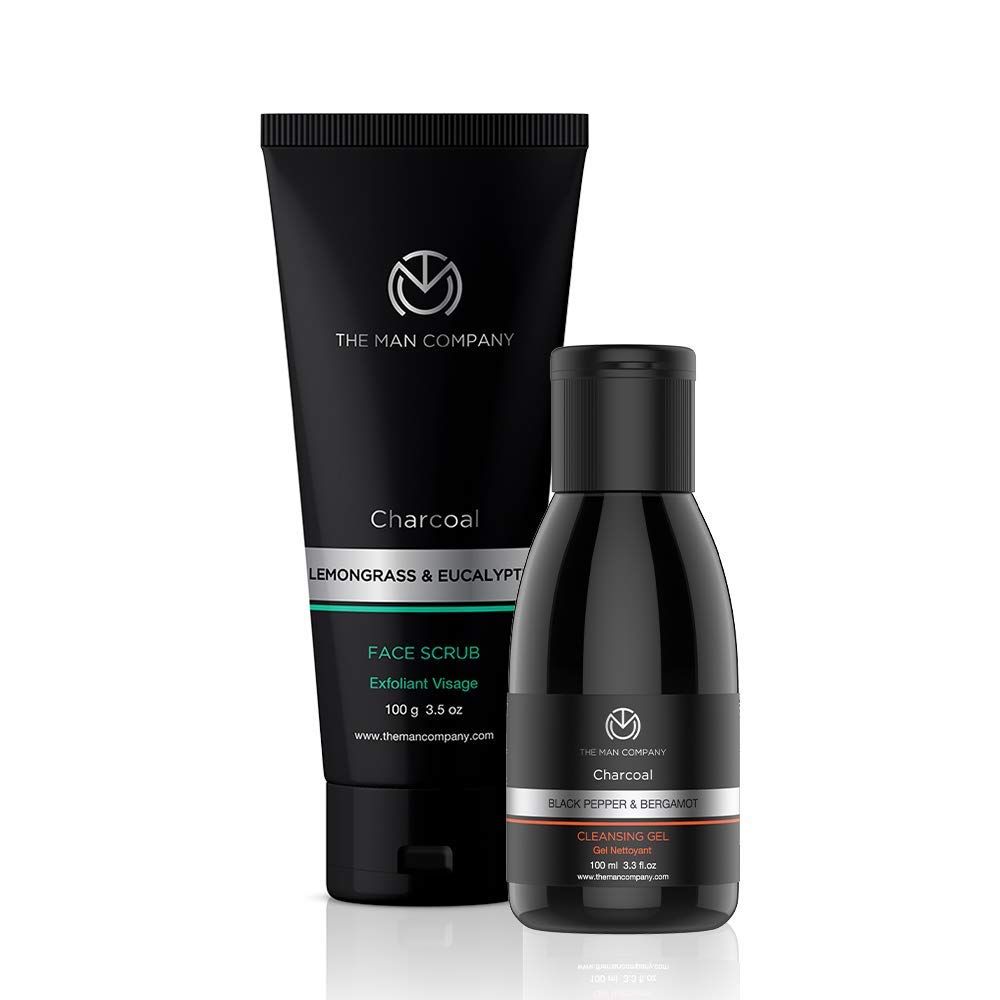 The Man Company Activated Charcoal Face Cleansing Kit (Cleansing Gel