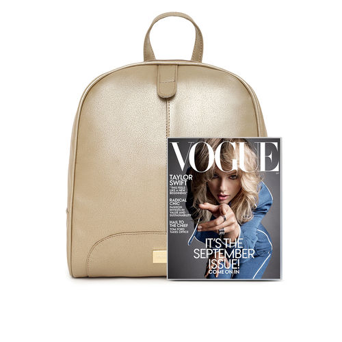 KLEIO Women's Spacious Backpack Hand Bag, Gold : : Bags