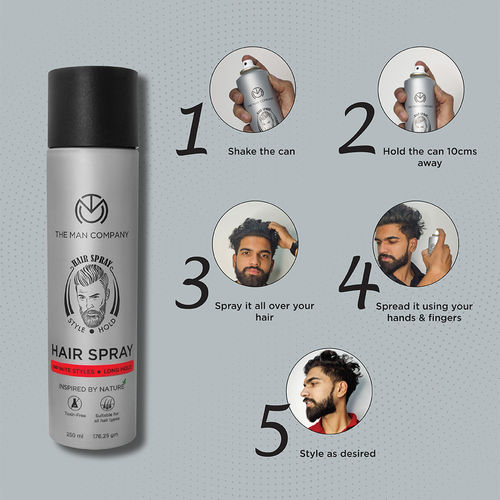 The Man Company Hair Spray: Buy The Man Company Hair Spray Online at Best  Price in India | NykaaMan