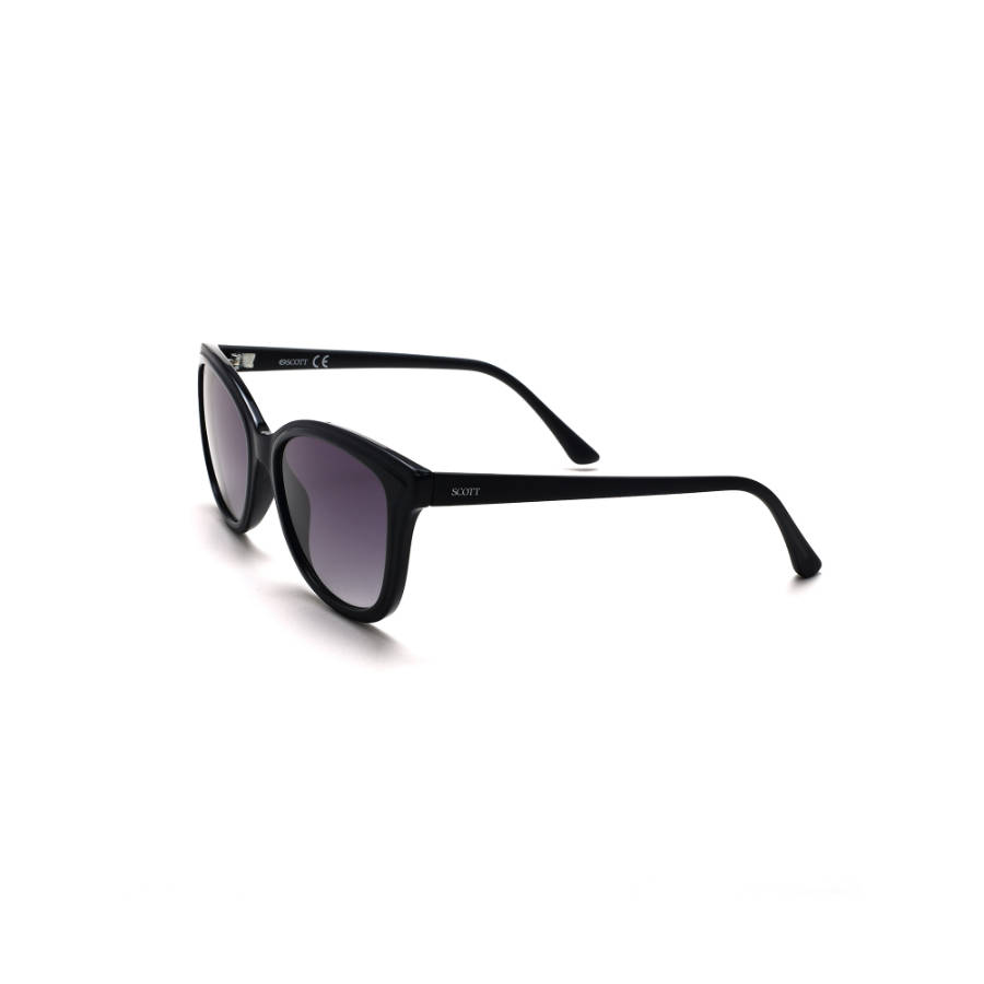 Scott Glass Rime Buy Scott Blue Lens Cat Eye UV Protected Sunglass Full Rim Black Frame ...
