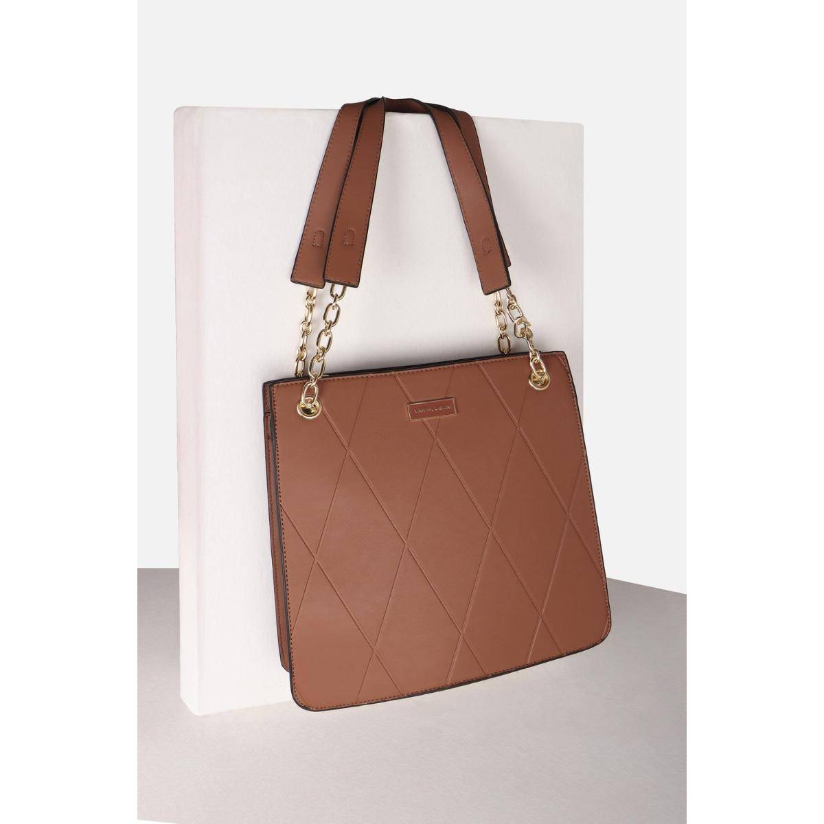 Van Heusen Women Casual Brown Textured Sling Bag