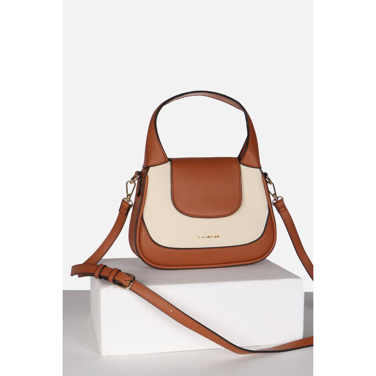 Van Heusen Women Casual Multi-Color Colorblock Sling Bag with Detachable Strap