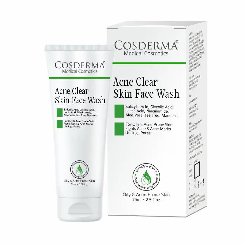 COSDERMA Acne Clear Skin Face Wash