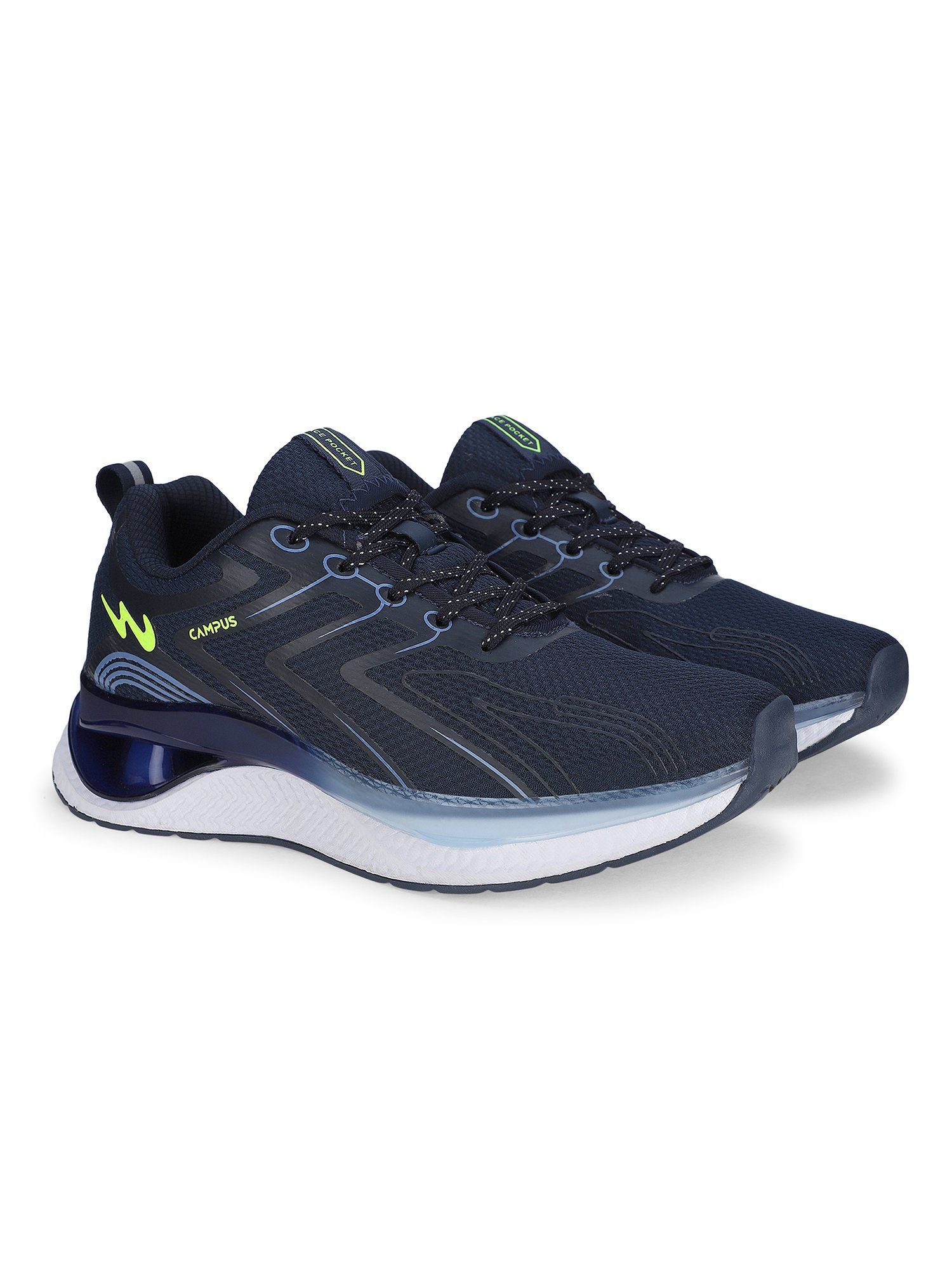 Campus men navy blue running shoes store