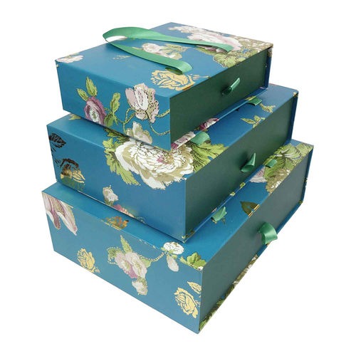 Bag Of Small Things Dark Blue Floral Gift Box Set Of 3 Buy Bag Of Small Things Dark Blue Floral Gift Box Set Of 3 Online At Best Price In India Nykaa