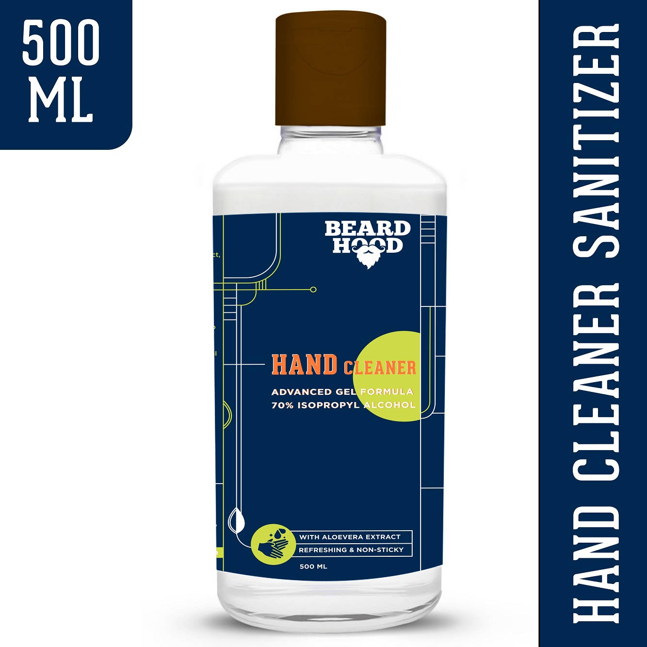 Beardhood Hand Cleaner Sanitizer With 70 Isopropyl Alcohol Buy Beardhood Hand Cleaner Sanitizer With 70 Isopropyl Alcohol Online At Best Price In India Nykaa