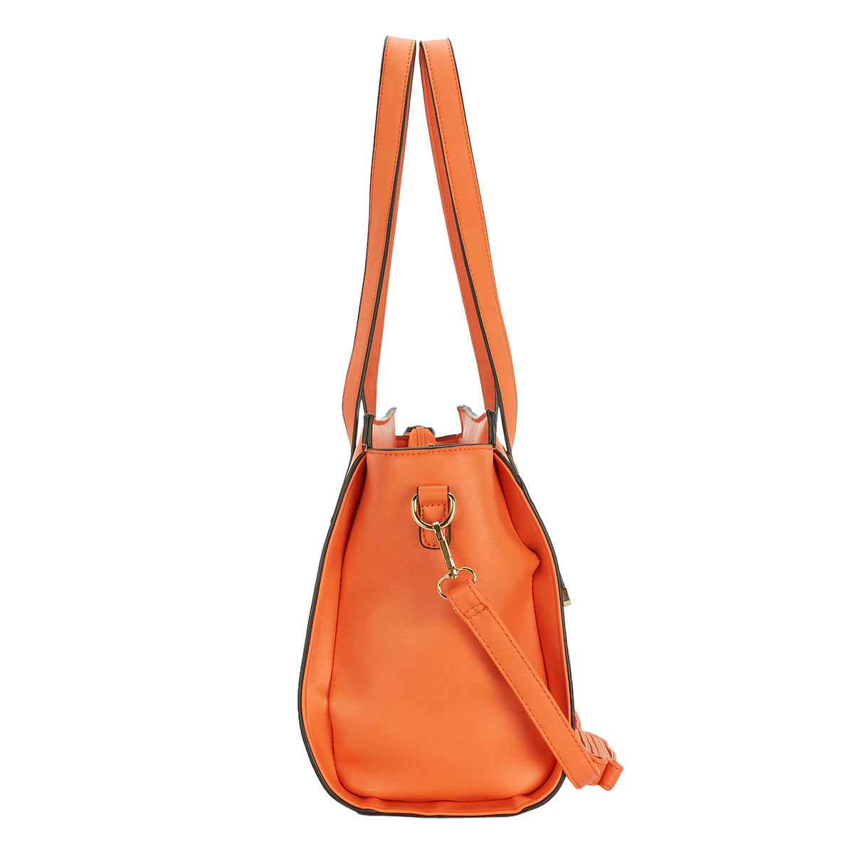 Buy Lavie Orange Ots Satchel Handbag Online