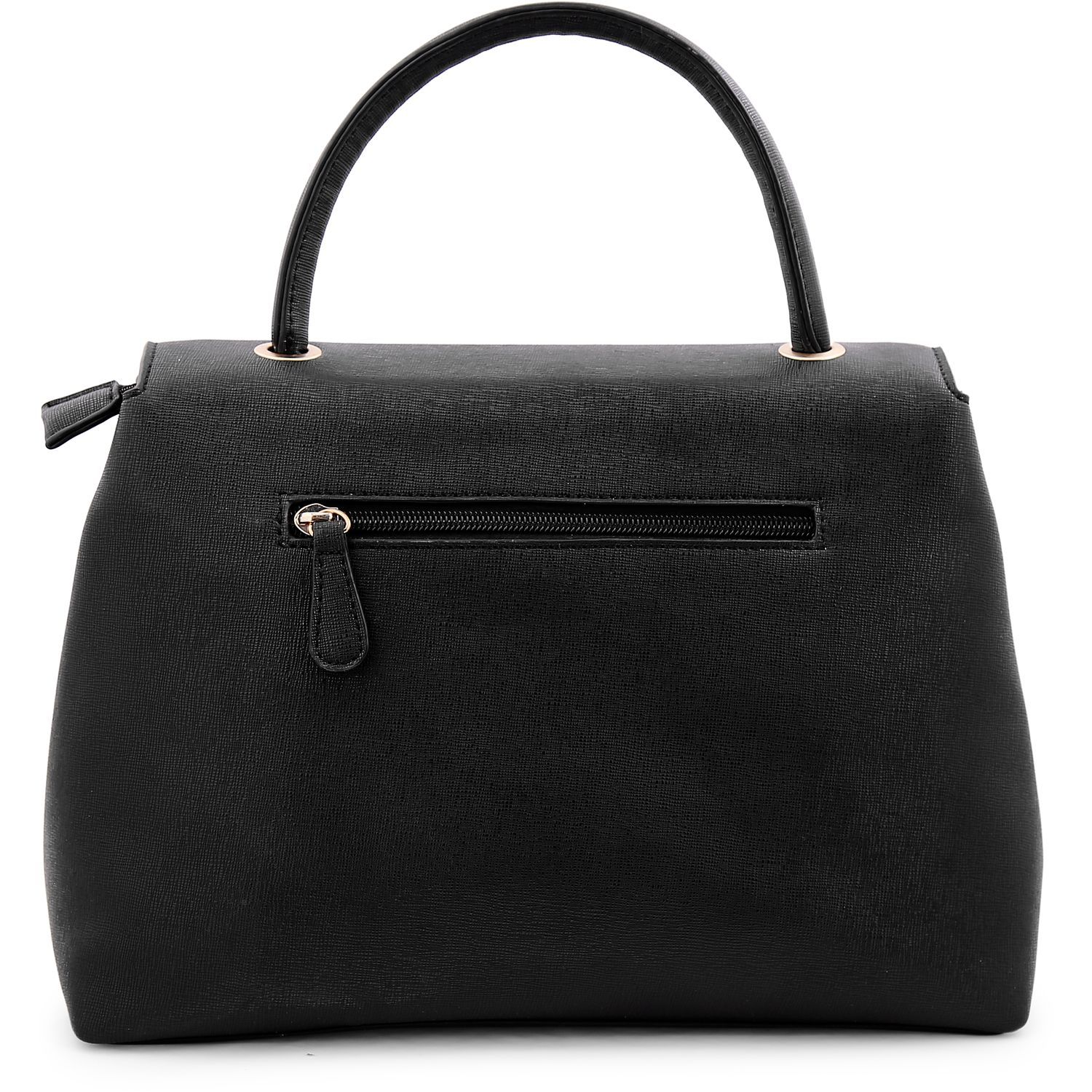 Buy Lavie Black Color Flap Satchel Online