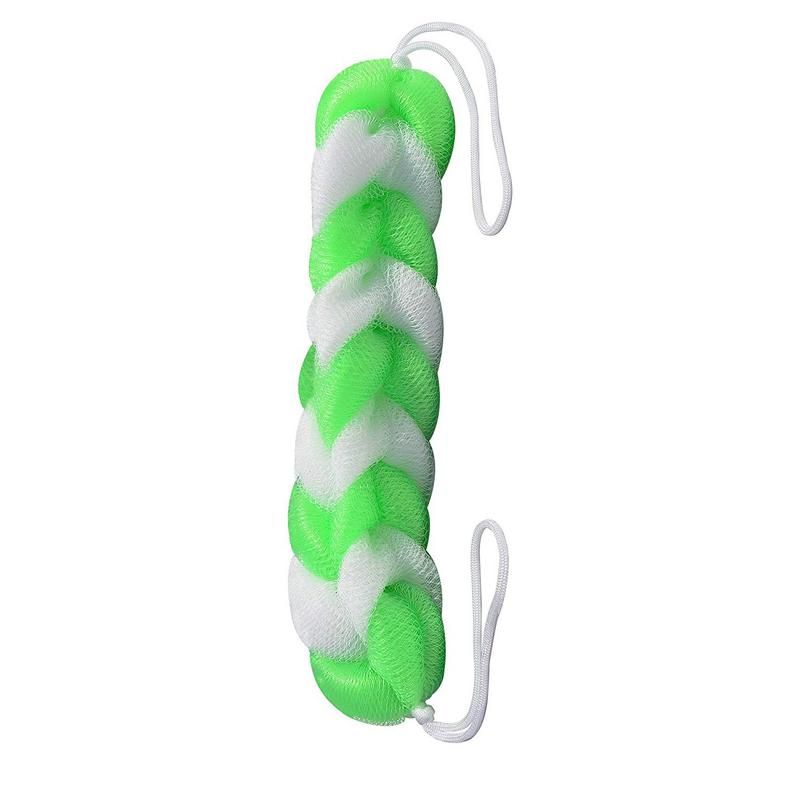 Panache Shower Sponge 9 Knots Rope - Green & White