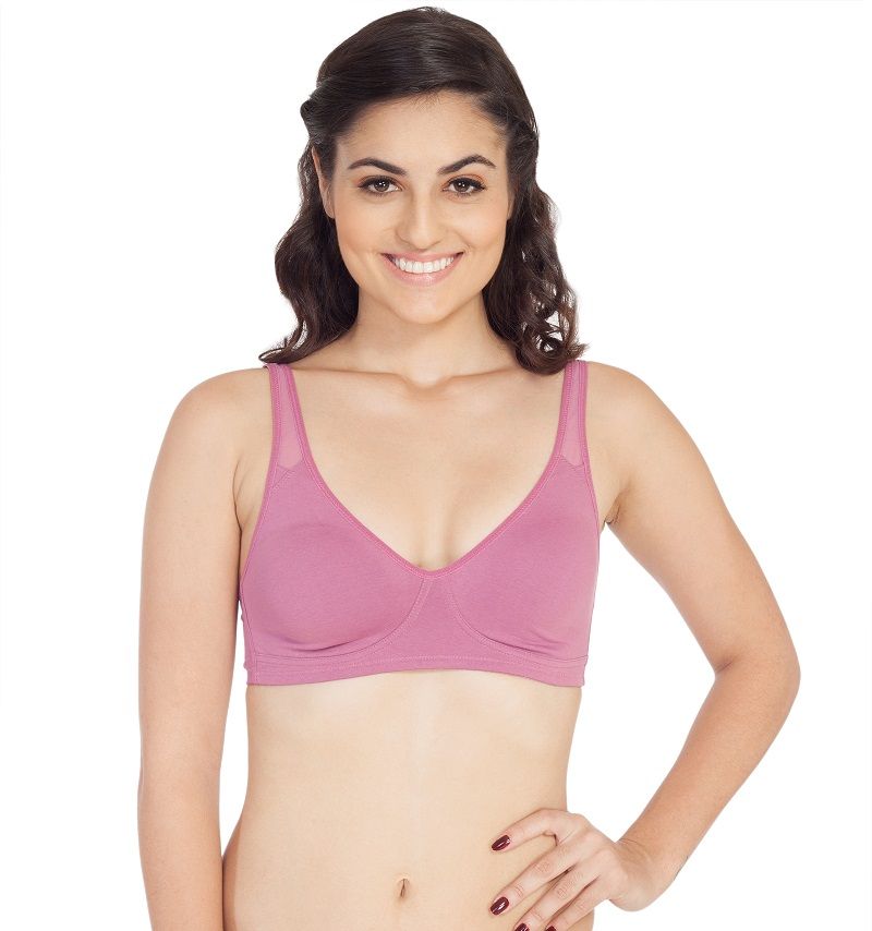 Soie Demi Cup Non Wired Non Padded Bra Purple 40b Buy Soie Demi Cup Non Wired Non Padded 6230