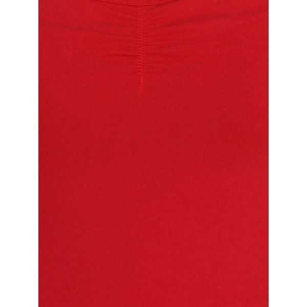 Buy SOIE Women's Cotton Spandex Spagetti Knited Slip - Red Online