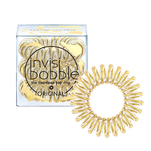 Invisibobble Time To Shine Hair Ring - You're Golden - Pack Of 3: Buy  Invisibobble Time To Shine Hair Ring - You're Golden - Pack Of 3 Online at  Best Price in India | Nykaa
