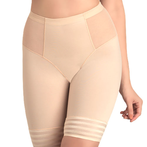 Swee Jade Low Waist And Short Thigh Shaper For Women - Nude (L)