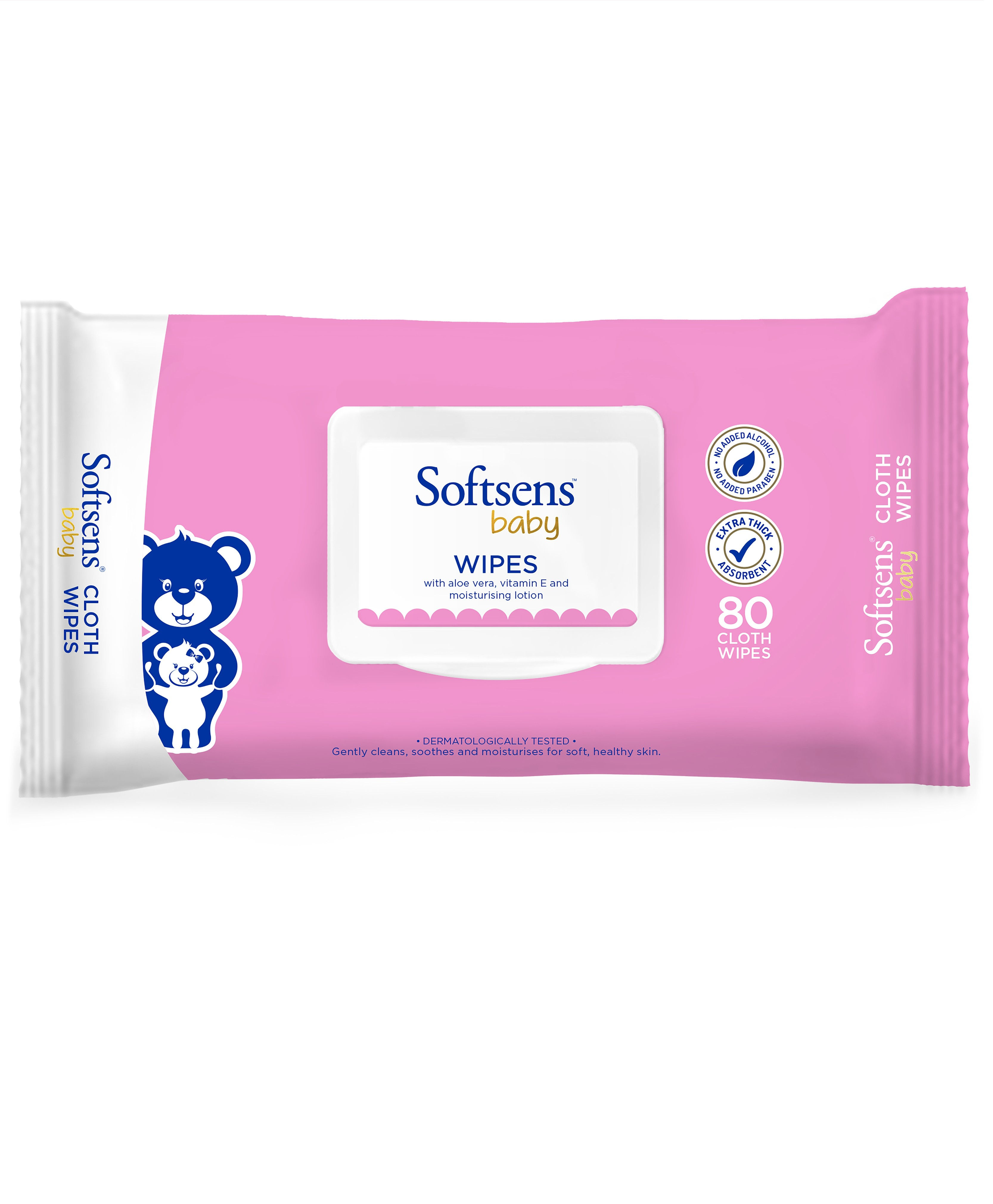 Softsens Premium Baby 80 Wipes