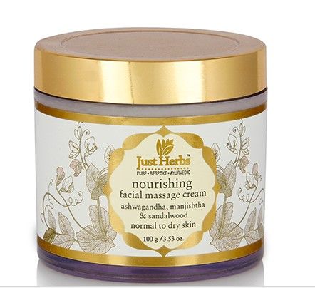 Just Herbs Nourishing Facial Massage Cream for Normal and Dry Skin