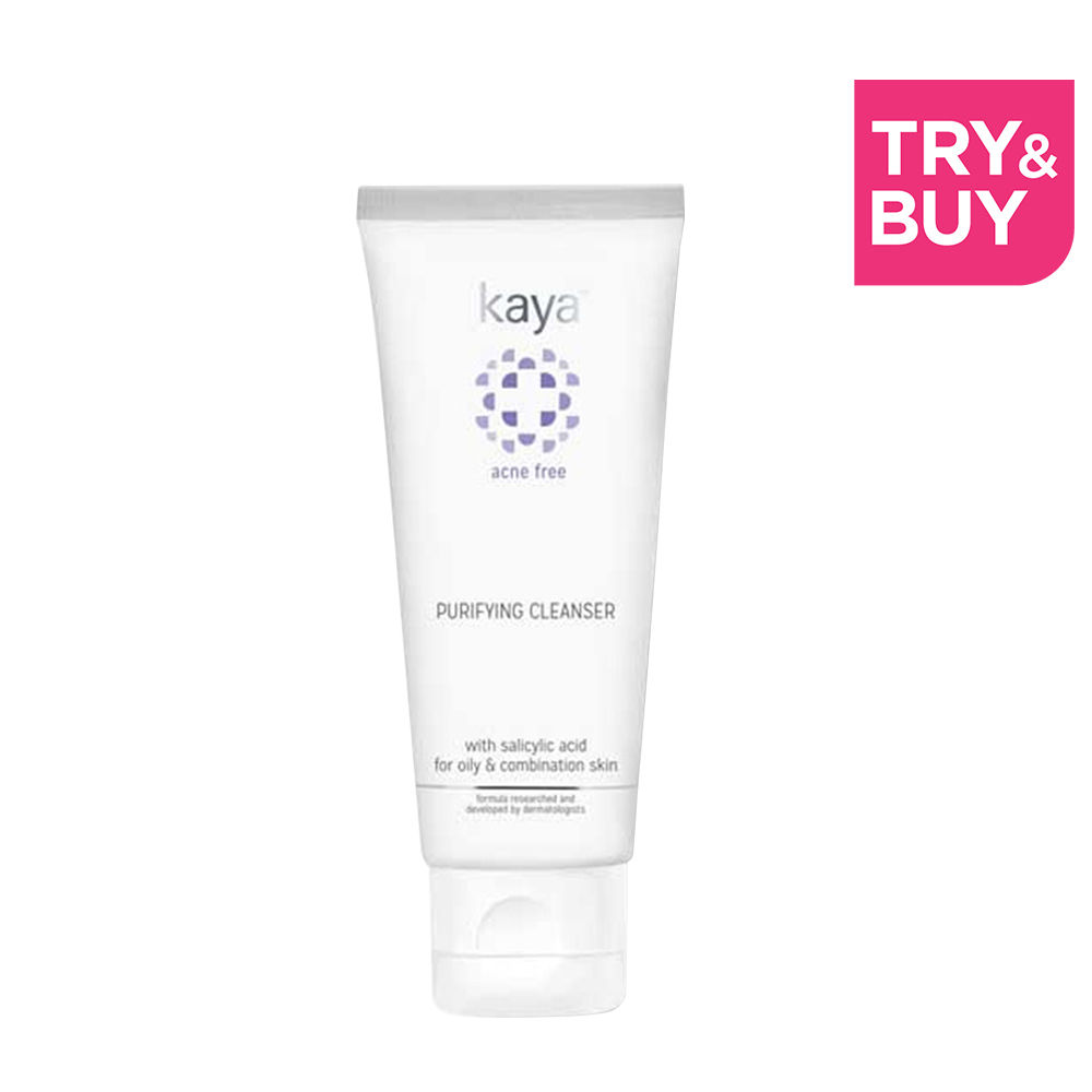 Kaya Acne Free Purifying Cleanser, With Salicylic Acid For Oily & Combination Skin