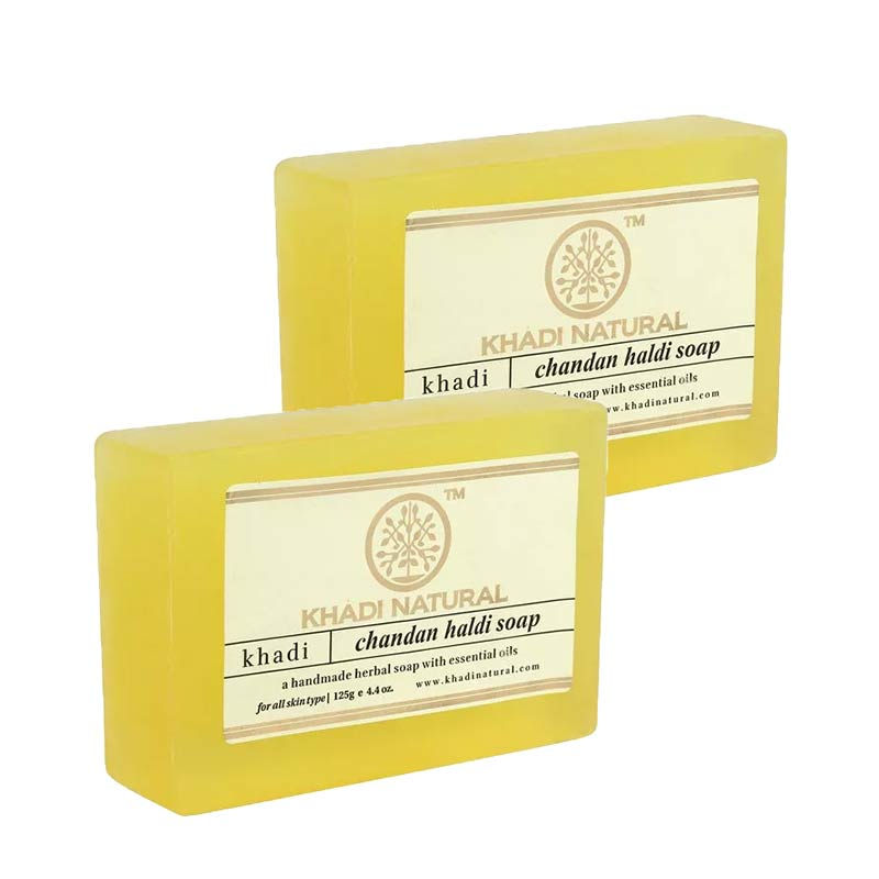 Khadi Natural Chandan Haldi Soap Pack Of Buy Khadi Natural Chandan