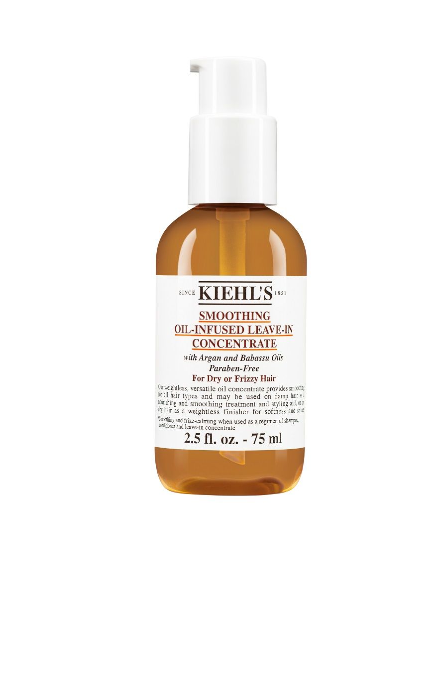 Kiehl's Smoothing Oil-Infused Leave In Concentrate With Argon & Babassu Oil