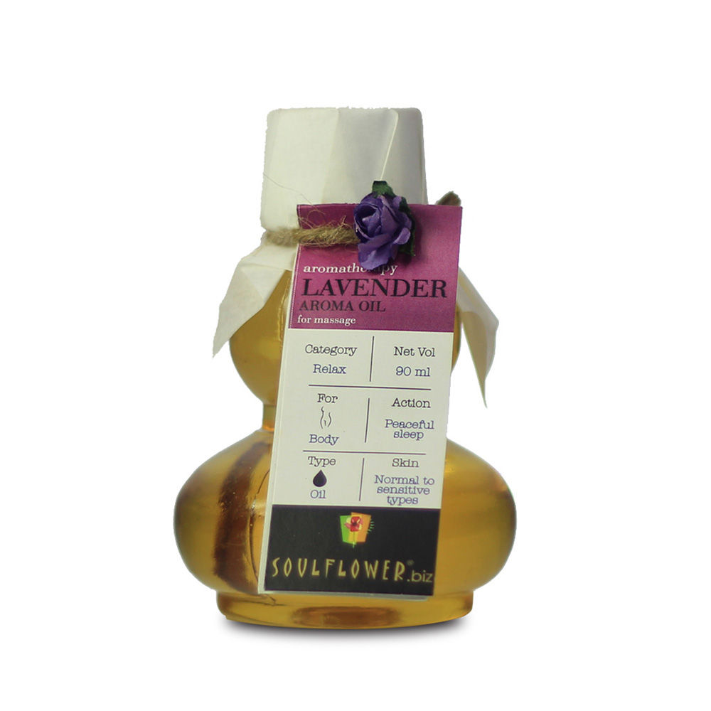 Soulflower Lavender Aroma Massage Oil