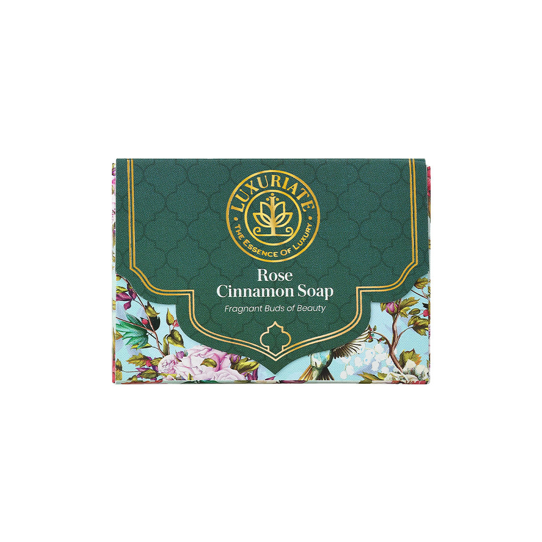 LUXURIATE Rose Cinnamon Fragrant Buds of Beauty Soap Bar