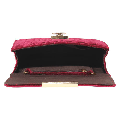 Lino Perros Women Red Sling bag Leatherette Closure Snap Pockets 2, 15x24x8  cm