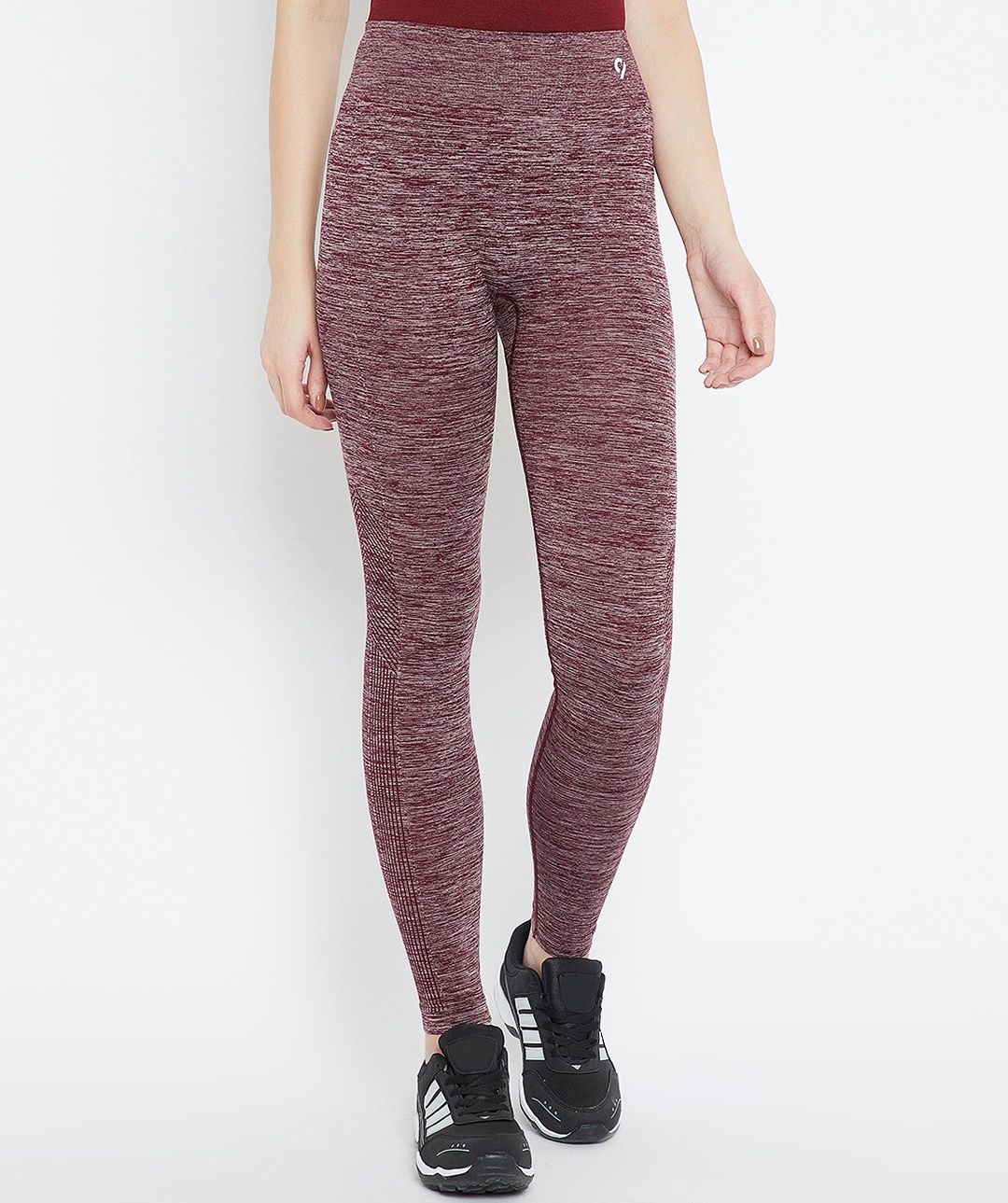 Buy online Maroon Solid Full Length Legging from Capris & Leggings for  Women by Aurelia for ₹1499 at 0% off | 2024 Limeroad.com