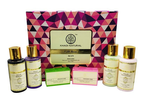 Khadi Natural Ayurvedic Gift Box - Pack Of 6