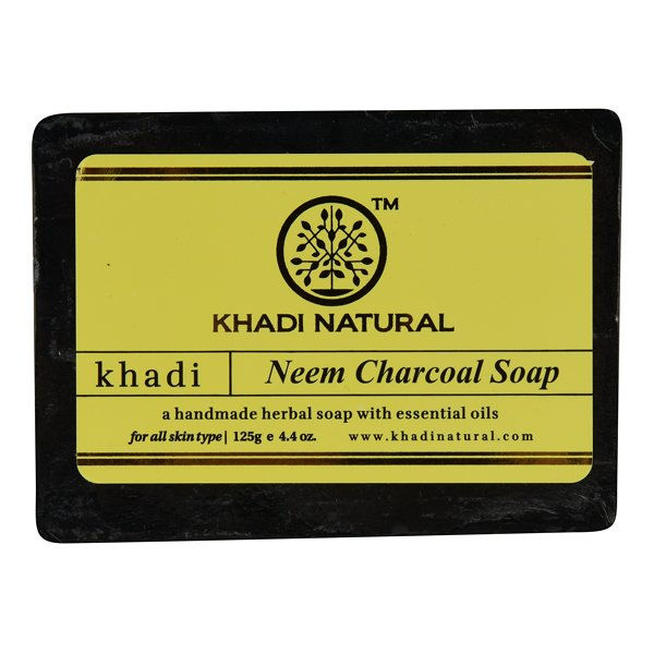 Khadi Natural Ayurvedic Neem Charcoal Soap: Buy Khadi Natural Ayurvedic Neem Charcoal Soap Online at Best Price in India | Nykaa