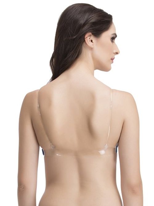 Buy Clovia Non-Padded Bra with Transparent Back Strap & Shoulder