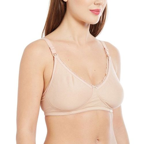 Buy Inner Sense Organic Cotton Antimicrobial Laced Nursing Bra Pack of 3 -  Multi-Color Online