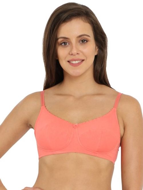 Buy Jockey Blush Pink Slim Fit Bra Style Number-1615 Online