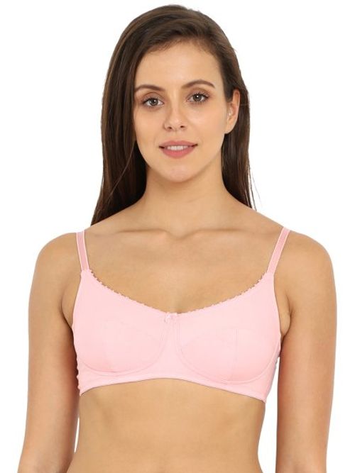 Buy Jockey Candy Pink Slim Fit Bra Style Number-1615 Online