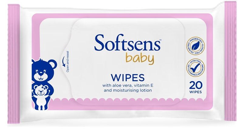 Softsens Premium Baby 20 Wipes