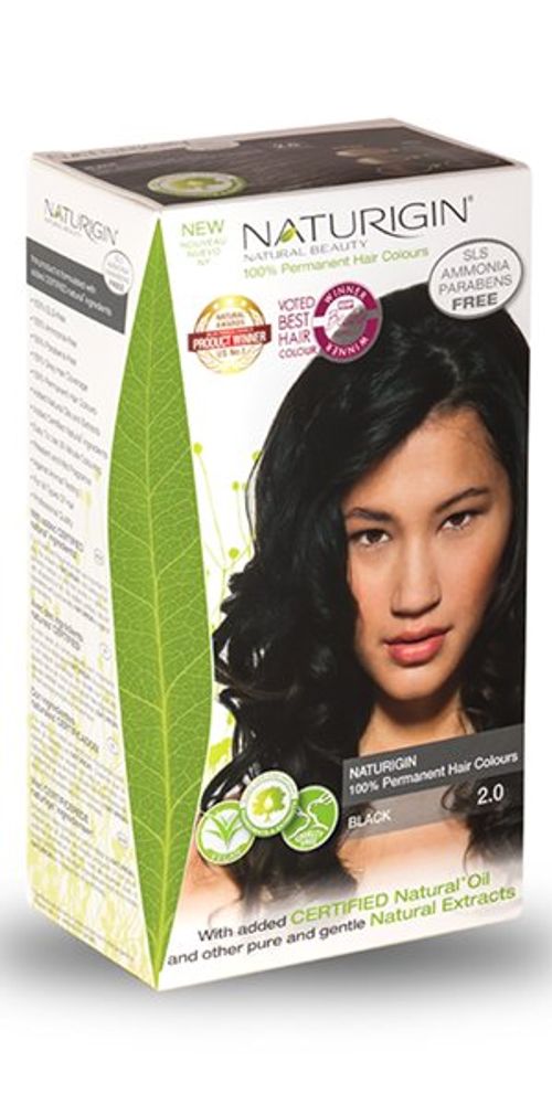 Naturigin Permanent Hair Colour - Black: Buy Naturigin Permanent Hair Colour  - Black Online at Best Price in India | Nykaa