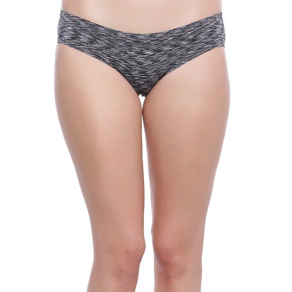 Buy Zivame Abstract Print No Panty Line Bonded Bikini Panty-Grey