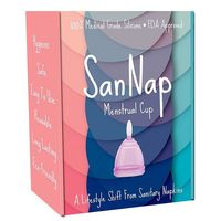 SanNap Menstrual Cup for Women (Medium Size, 20ml), FDA Approved with  Storage Pouch - 12 hours Leak-Proof Protection. Period with No Rashes,  Leakage or Odour : : Health & Personal Care