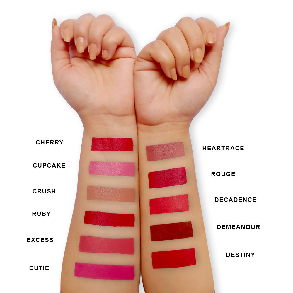 makeup revolution matte liquid lipstick swatches