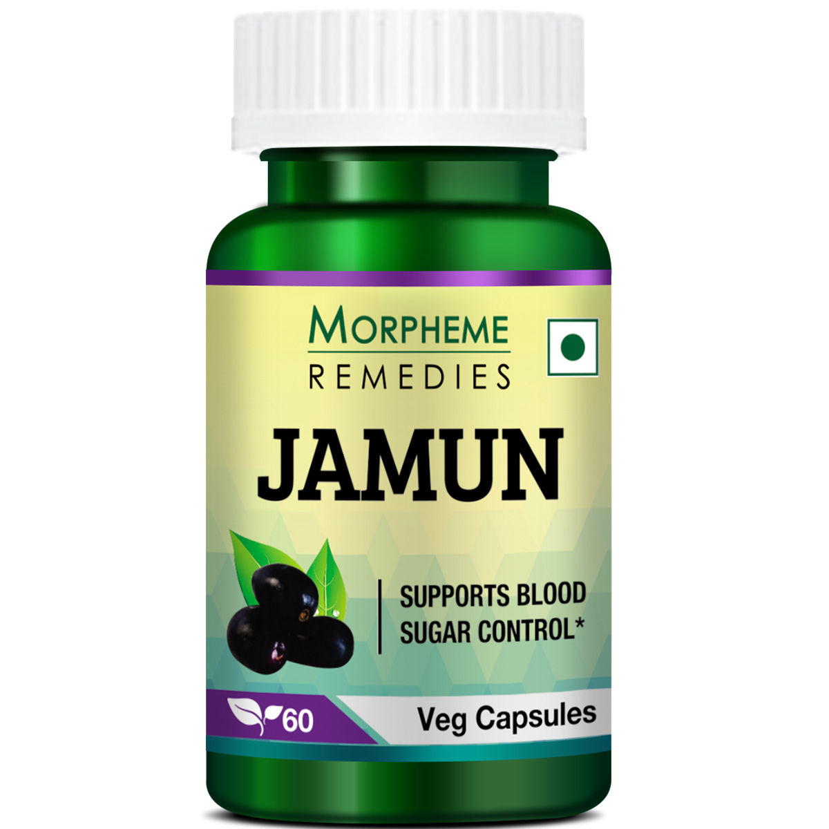 Morpheme Jamun 500mg Extract - 60 Veg Caps